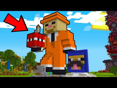 HO COSTRUITO LA STATUA DEL BIG LADRO NELLA BIG VANILLA !