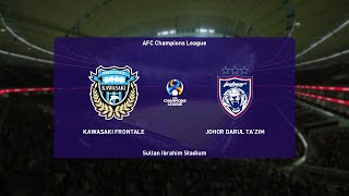Download lagu ⚽ Kawasaki Frontale vs Johor Darul Ta'zim ⚽ | AFC Champions League (21/04/2022) | PES 2022 mp3