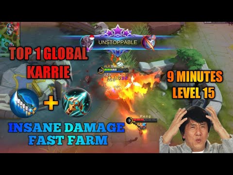 KARRIE BEST BUILD 2020 BY TOP 1 GLOBAL KARRIE "BlessFtZuzu"
