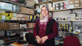 Tufanbeyli’nin Bayan Oto Yedek Parçacısı Leyla Altınok, 15 yıldır. oto