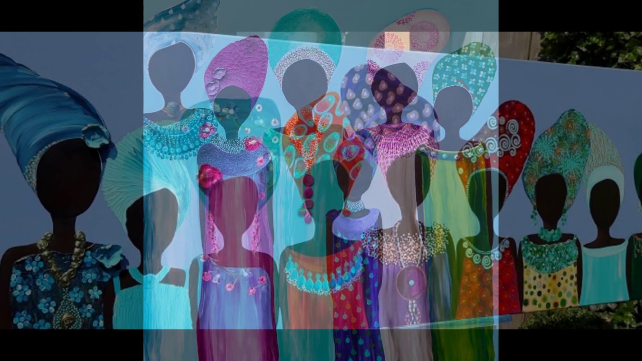 Ruime collectie Afrikaanse schilderijen, www.madelenevanderlinden en Afrikaanseschilderijen.nl