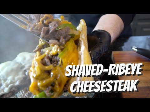 How To Make The Best Cheesesteak - Shaved Ribeye...