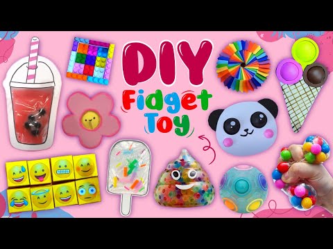 15 DIY Super Fidget Toys - Pop It and Stress Relief Toys - Viral TikTok Videos 