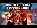 [AOPG] CONQUERORS HAKI AND EMISSION SHOWCASE + HOW TO GET! A One Piece Game | Roblox