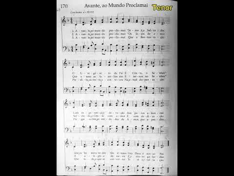 Avante, ao Mundo Proclamai | Tenor 🎹