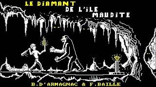 [Amstrad CPC] Le Diamant De L'Ile Maudite - Longplay