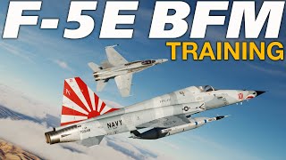 DCS F-5E Tiger II DACT Training against F/A-18C Hornet