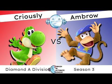 SNUL S3W3 - Criously (Yoshi) Vs. Ambrow (Diddy Kong) [DiamondA]