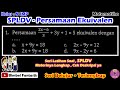 SPLDV Persamaan Ekuivalen Seri Belajar No 1 2022 K8 M B5 UK1 Matematika 8 SMP