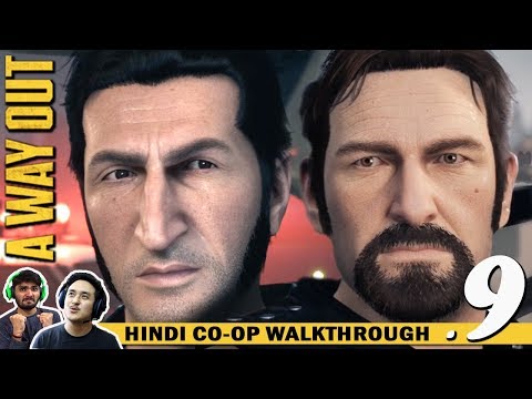 A WAY OUT (Hindi) Walkthrough Part 9 "LEO ENDING / VINCENT ENDING" (PS4 Pro Gameplay)