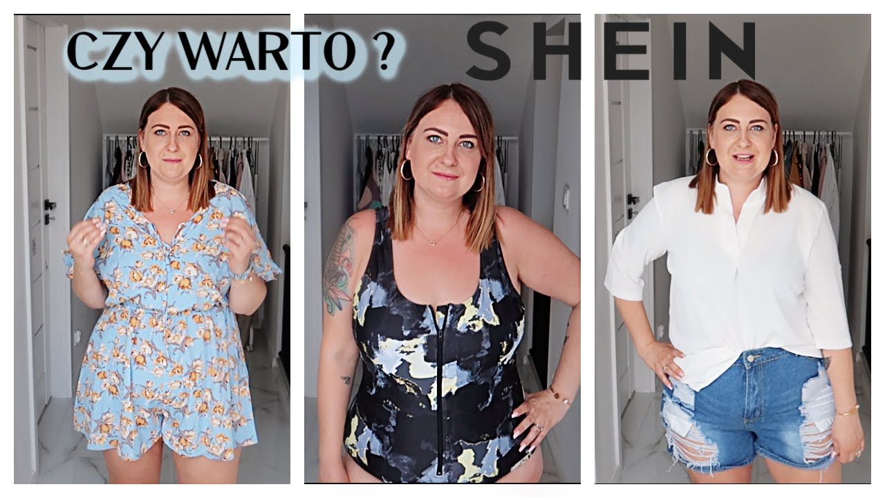 SHEIN PLUS SIZE HAUL- MIERZYMY-SZORTY,STRÓJ KĄPIELOWY,KOMBINEZONY