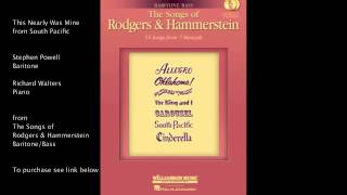 This Nearly Was Mine from &quot;South Pacific&quot; (Baritone/Bass) by Rodgers and Hammerstein