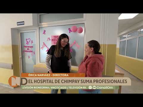 El Hospital de Chimpay suma tres nuevos médicos ante el próximo inicio de la cosecha