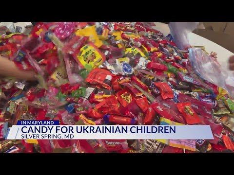 Candy drive for Ukrainian children in Silver Spring