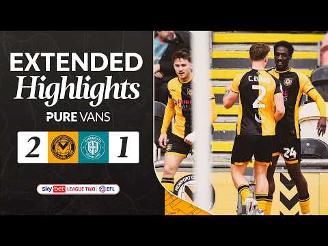 AFC Association Football Club Newport County 2-1 AFC Athletic Football Club Harrogate Town