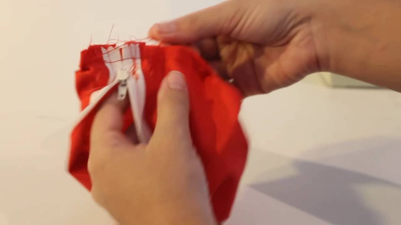 Cómo hacer un bolsillo para el traje de flamenca