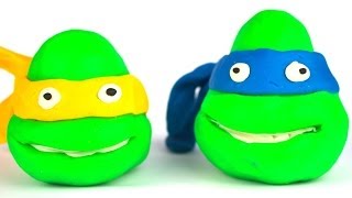 Play-doh Teenage Mutant Ninja Turtles Surprises and Egg!
