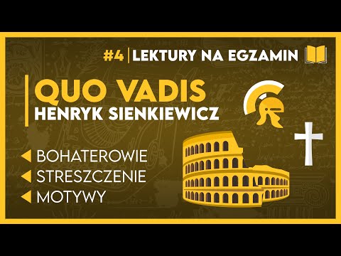 Streszczenie... QUO VADIS 📖 - KOMPLETNIE OPRACOWANIE + karta lektur ✅️| Lektury Szkoła Podstawowa