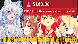 Yueri Reacts to The Most ICONIC Moments in Hololive History Episode 1