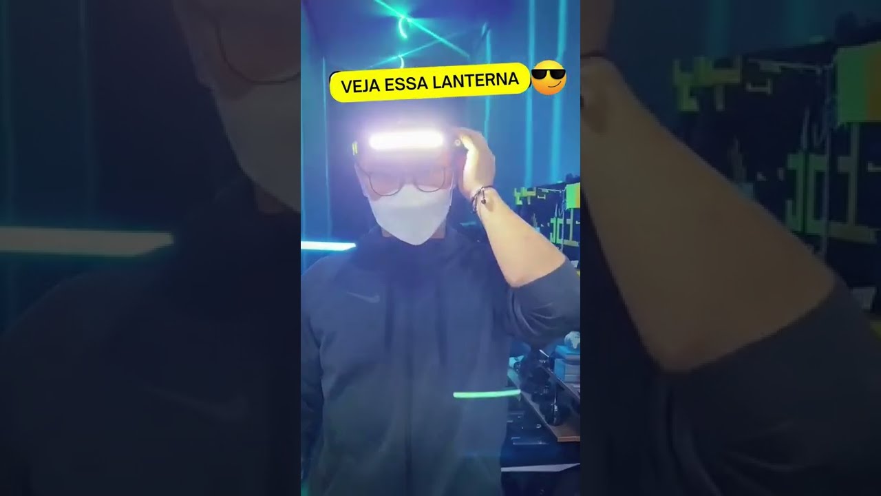 Lanterna de Cabeça Recarregável ParçaNoturno