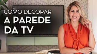 COMO DECORAR PAREDE DA TV SEM PAINEL?