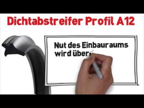 Dichtabstreifer SKF Profil A12