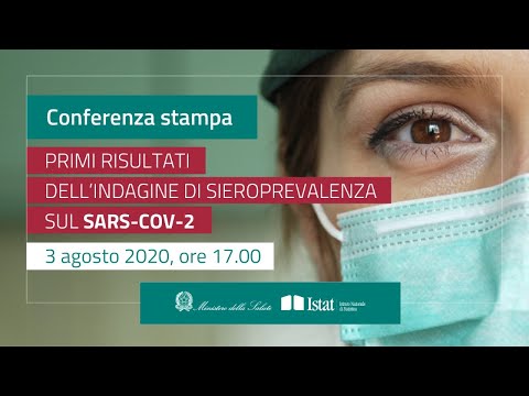 Primi risultati dell'indagine di sieroprevalenza su SARS-Cov-2