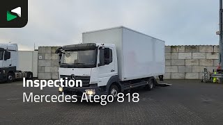 Camion fourgon Mercedes-Benz Atego 818 4X2 8tonner Automatic 1000kg Ladebordwand Euro 6 | Image 4 - Autoline