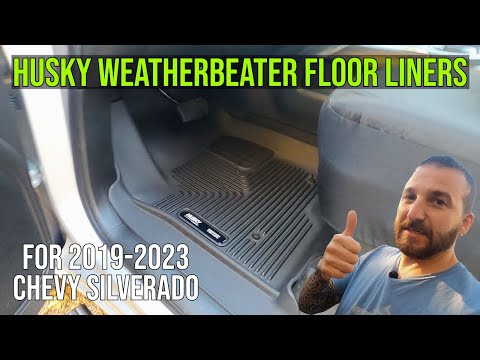 Husky Weatherbeater Floor Liner Chevy Silverado & GMC Sierra 1500 & 2500 & 3500