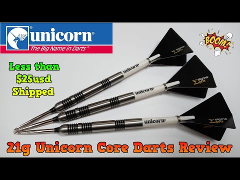 Unicorn 21g Core Tungsten Darts Review - Super Affordable!