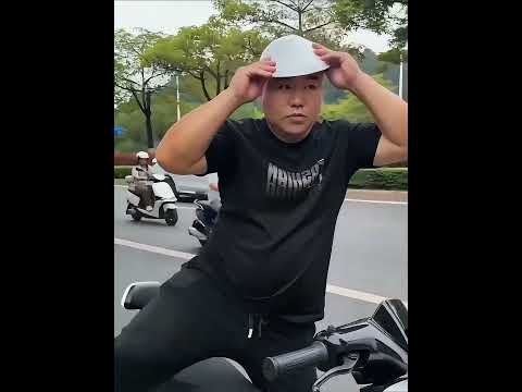 Chạy xe không đội nón bảo hiểm thì làm sao?