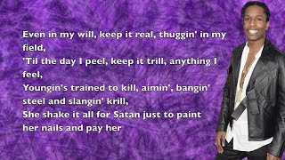 A$AP Rocky - Multiply (ft. Juicy J) - Lyrics