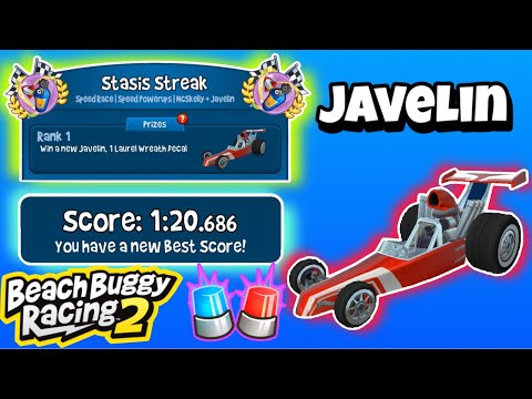 Stasis Streak 🚋| Javelin 🍕Prize✨| McSkelly 👻| Beach Buggy Racing 2 🏖🏁| BB Racing 2