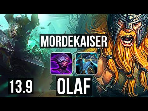 MORDEKAISER vs OLAF (TOP) | 3/1/4 | TR Grandmaster | 13.9