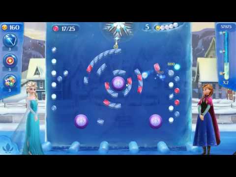Frozen Free Fall: Icy Shot Level 45 - NO BOOSTERS ☃☃☃