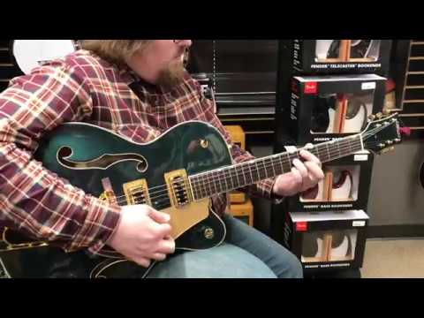 Matthew Playing the Pick of the Week! Gretsch Electromatic Hollowbody In Cadillac Green