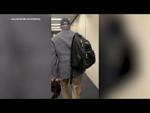 Video shows confrontation between former Mayor Adams and airline passenger