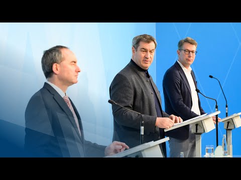 Video in Gebärdensprache: Pressekonferenz nach der Kabinettssitzung (14.03.2023) - Bayern