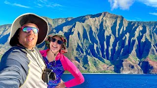 Sailing Down the Napali Coast! Last Day of Our Hawaii Cruise Onboard NCL Pride of America!
