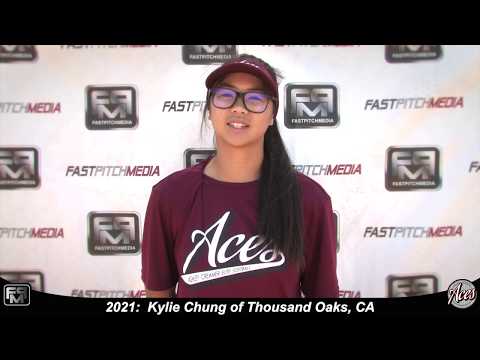 2021 Kylie Chung Pitcher and Athletic Shortstop Softball Skills Video - ACES 18 Gold