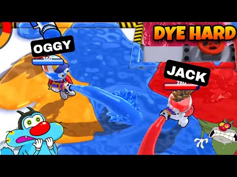 OGGY AND JACK PLAYING DYE HARD GAME | NOOB VS PRO VS HACKER | OGGY GAME