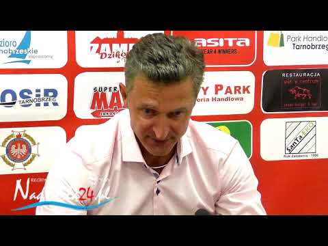 21.08.2021 Konferencja po meczu: Siarka Tarnobrzeg - Czarni Połaniec 3:1 (2:1), III liga, grupa 4