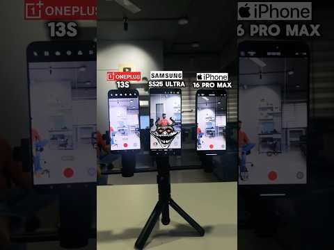 iPhone 16 pro max vs Samsung s25 ultra vs one plus 13s camera tracking comparison 📸