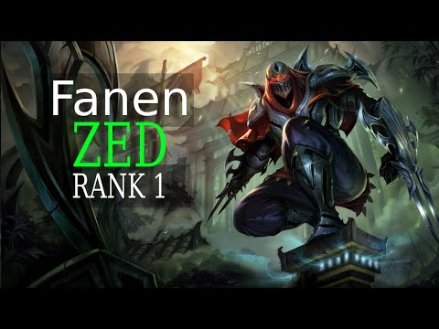 Fanren Zed vs Gragas ✅ Fanen Rank 1 Zed Guide