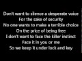 Rush-Lock & Key (Lyrics)