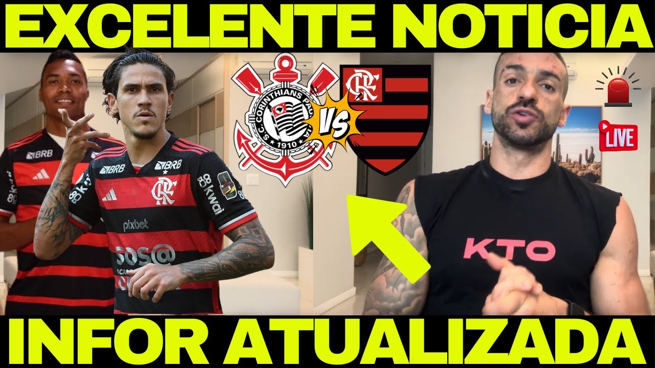 SEXTA AGITADA NO MENGÃO! CRAQUE DE VOLTA AO TIME - TUDO SOBRE CORINTHIANS X FLAMENGO - SAIU AGORA!