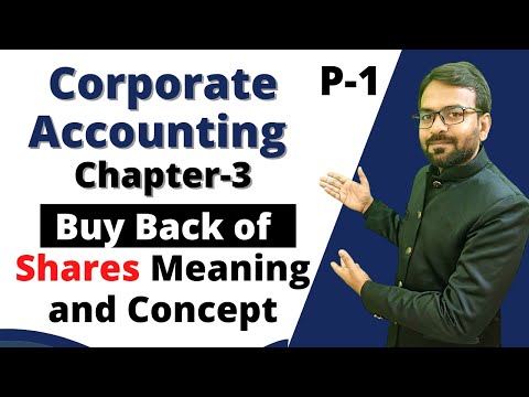 Corporate Accounting Chapter 1 Issue of Shares Concept Types of Shares