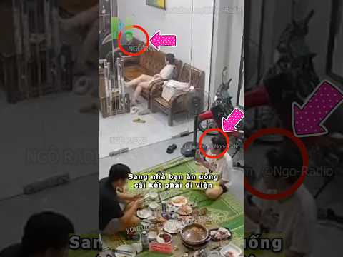 Sang nhà bạn ăn uống cái kết phải đi viện