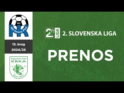 Drava Ptuj - Krka |  13. krog 2. SNL 2024/25 | PRENOS