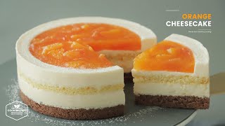 상큼함에 퐁당~ღ'ᴗ'ღ 오렌지 치즈케이크 만들기 : Orange Cheesecake Recipe | Cooking tree